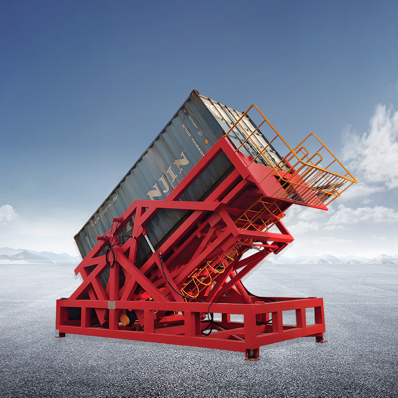 Máquina volteadora de contenedores Máquina volteadora de contenedores